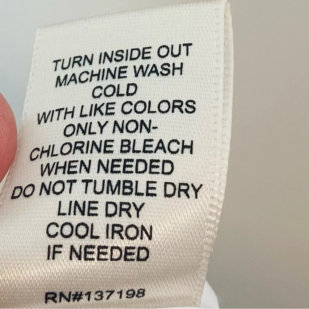 Elegant White Lined Eyelet Women's High Waisted Pants NWOT - Picture 7 of 8